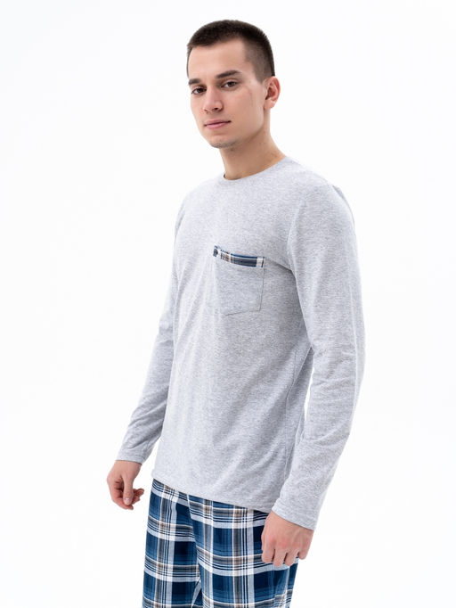 Комплект муж.арт.1029-6,сине-бежевый - Binita фото 3