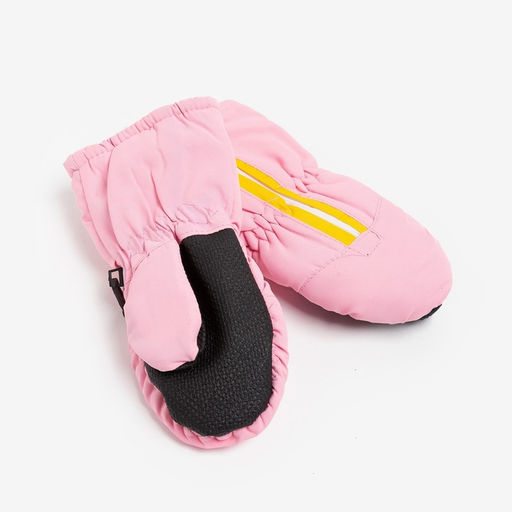 Цена за 2 шт. Варежки зимние для девочки MINAKU, светло-розовые, размер 16-17