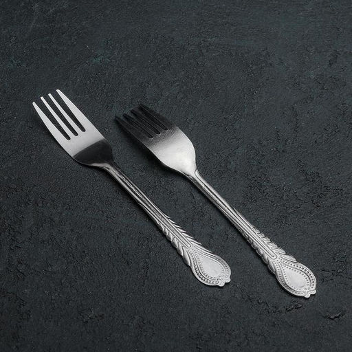 Набор вилок столовых «Камея», h=18.5 см, 12 шт., нержавеющая сталь