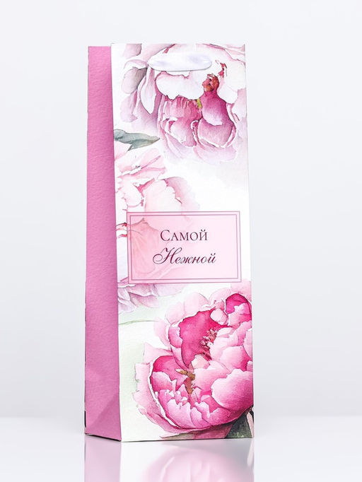 Пакет ламинированный под бутылку Самой нежной,13 х 36 х 10 см - UPAK LAND фото 4