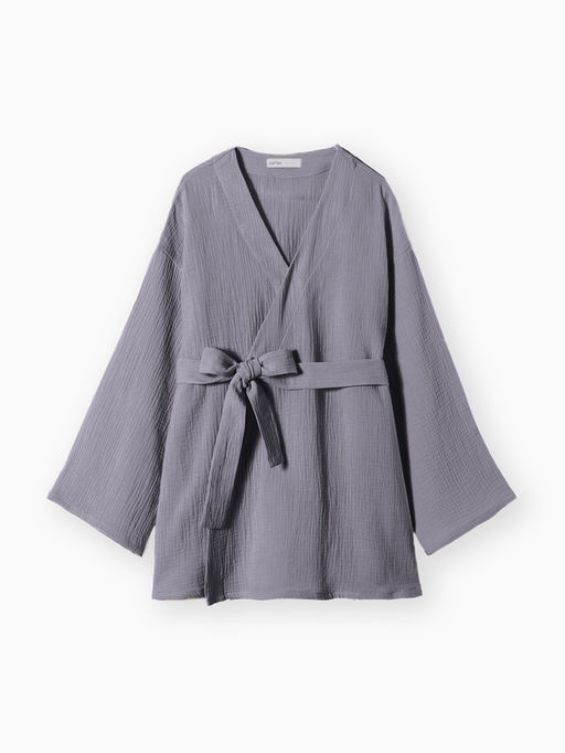 Халат домашний женский KAFTAN Basic, размер 48-50, серый