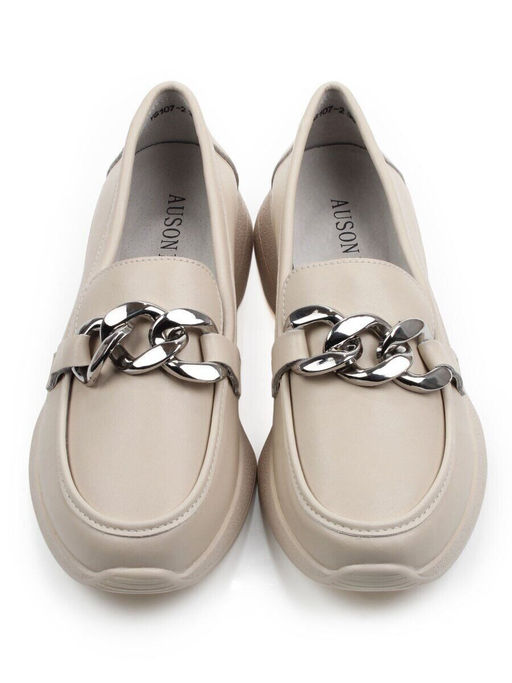 06-YG107-2 BEIGE Туфли женские (натуральная кожа)