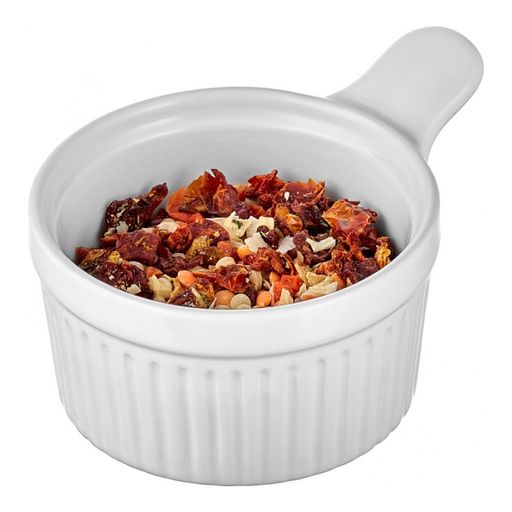 Горшочек для запекания с ручкой Walmer Classic, 0.1 л, цвет белый  фото 4
