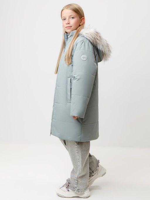 ВК 38110/2 УЗГ пальто для дев со съемной подстежкой