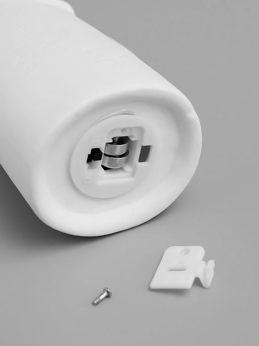 Светодиодная фигура «Дед Мороз в колпаке» 6×5.5×20.2 см, 1 LED, керамика, от батареек LR44×2, свечение тёплое белое