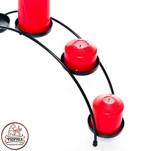 Подсвечник декоративный на 5 свечей 607-62 - Фабрика интерьерной ковки фото 5