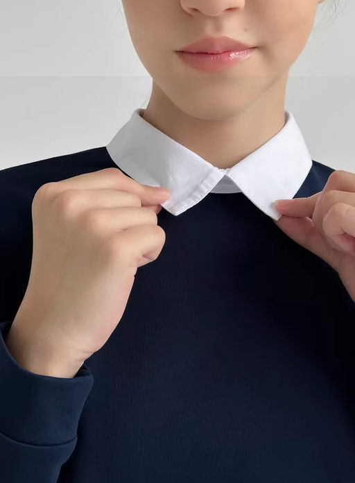 CRB wear/CWJG 63614-41 Джемпер для девочки,темно-синий/Ex.Cherubino  фото 5