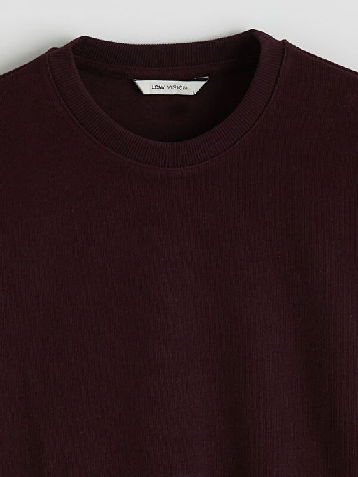 Bisiklet Yaka Erkek Sweatshirt