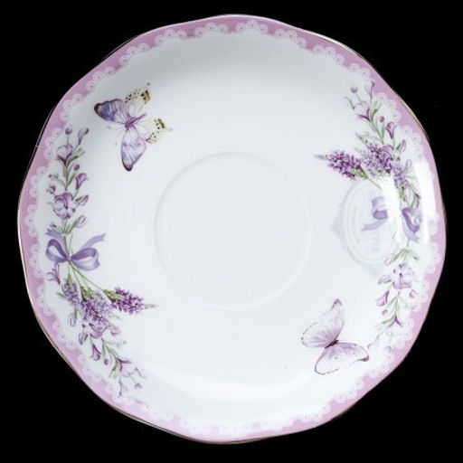 Чайный набор 12 предметов 250 мл на ножке Лаванда / RS/12-FY22003 Grey /уп 8/ - Галеонтрейд фото 2