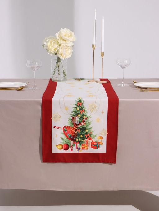 Дорожка новогодняя на стол «Этель. Щелкунчик», 40×147±5 см, 100% хлопок, саржа 190 г/м²