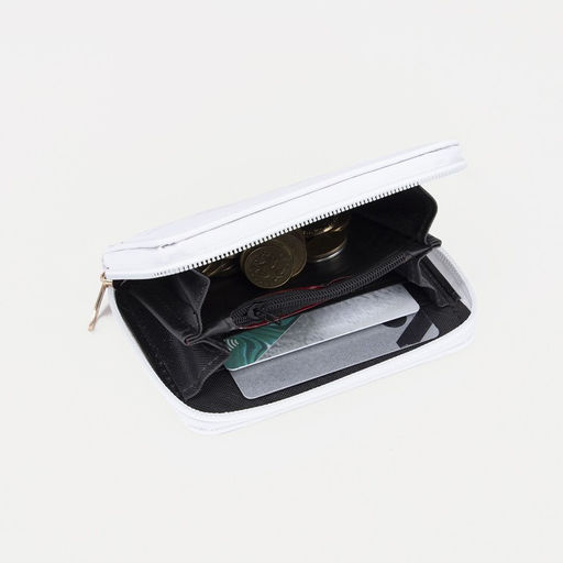 Кошелёк на молнии Выбражулька «Зайка», белый