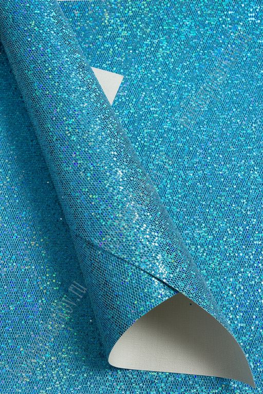 Кожзам "Соты" А4 (5 листов) SF-3945, голубой №14