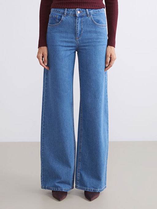 Baggy Fit Kad?n Jean Pantolon