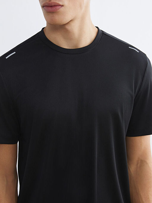 Bisiklet Yaka Erkek Spor Ti??rt