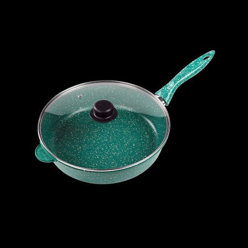 Сковорода 28 см, изумрудная - Ярославна фото 5