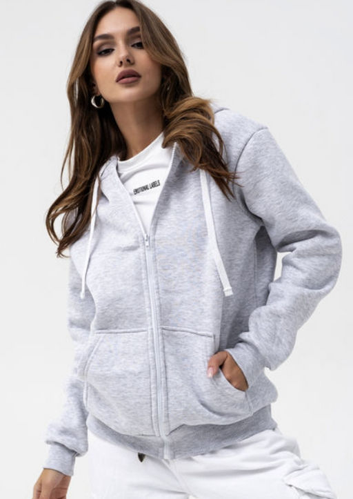 Толстовка жен.арт.1146-1,серый меланж - Binita фото 9