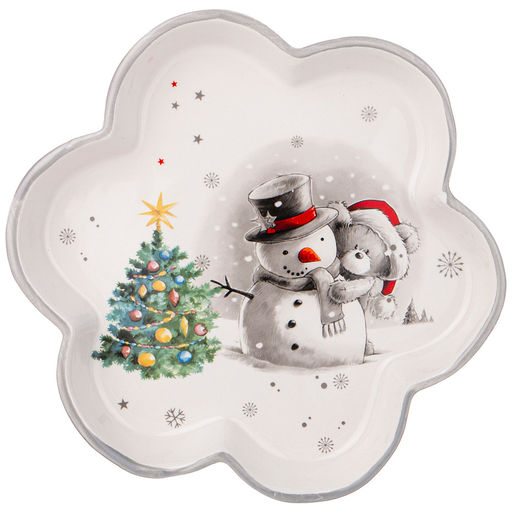 ТАРЕЛКА AGNESS С НОВЫМ ГОДОМ! ФИГУРНАЯ 20*2,5 СМ