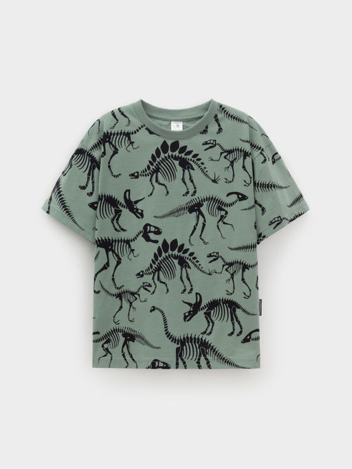 КР 302852/хаки 5107 Н029 к612 фуфайка (футболка) для мал