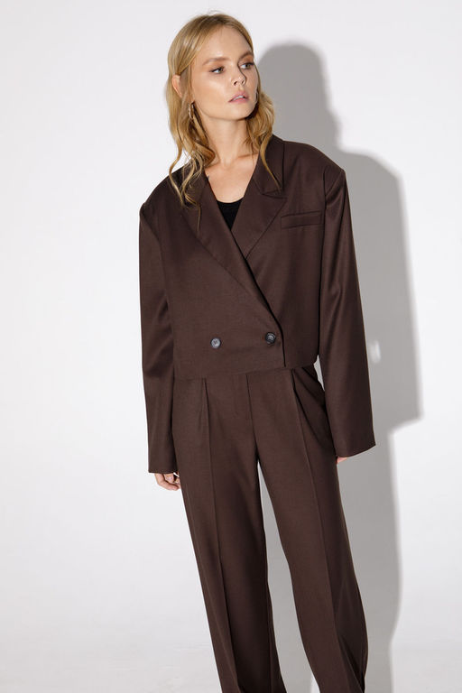 Жакет Pirs 4983 шоколадный  фото 4