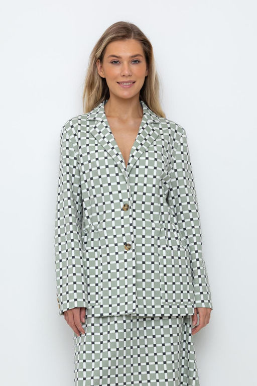 VERY NEAT _ ЕВТ 3208/шалфей,мозаика жакет жен