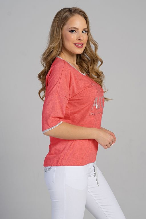 Футболка м-443 коралл - А+б коллекция фото 4