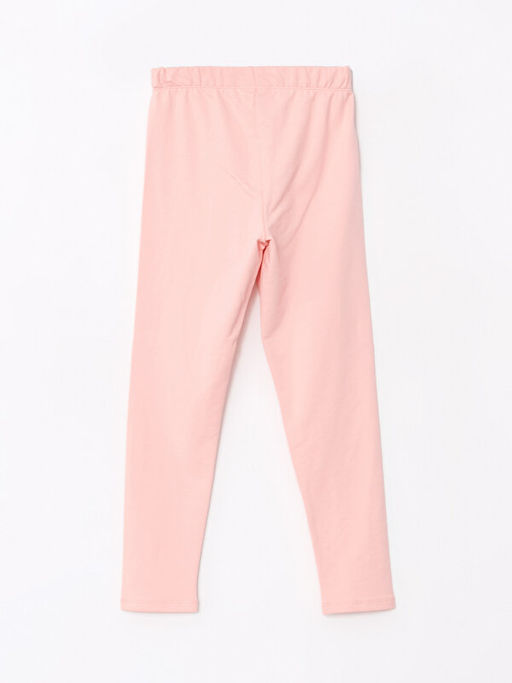 Beli Lastikli Bask?l? Pamuklu K?z ?ocuk Uzun Tayt - Waikiki фото 2