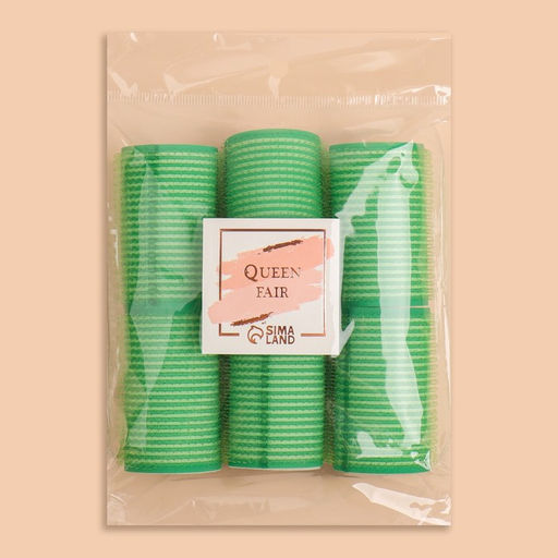 Бигуди Липучка, d = 3,5 см, 6 см, 6 шт, цвет МИКС - Queen fair фото 2
