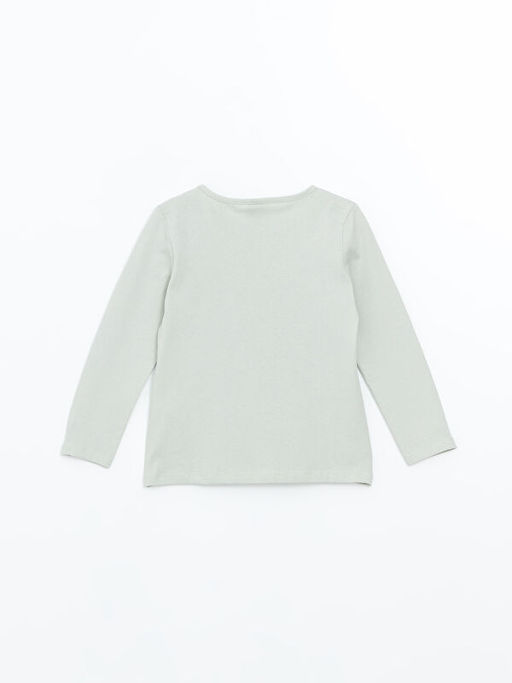 Bisiklet Yaka K?z ?ocuk Ti??rt - Waikiki фото 2