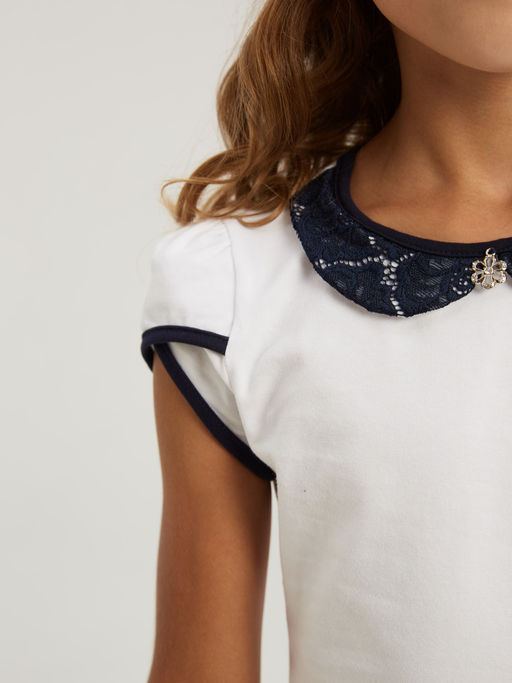 Блузка белый 202230609 - Nota bene фото 8
