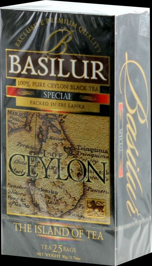 BASILUR. Чайный остров. Special карт.пачка, 25 пак.