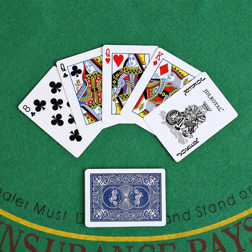 Карты игральные бумажные Jdlroyal 280 г/м2, пластиковое покрытие - Simaland фото 3