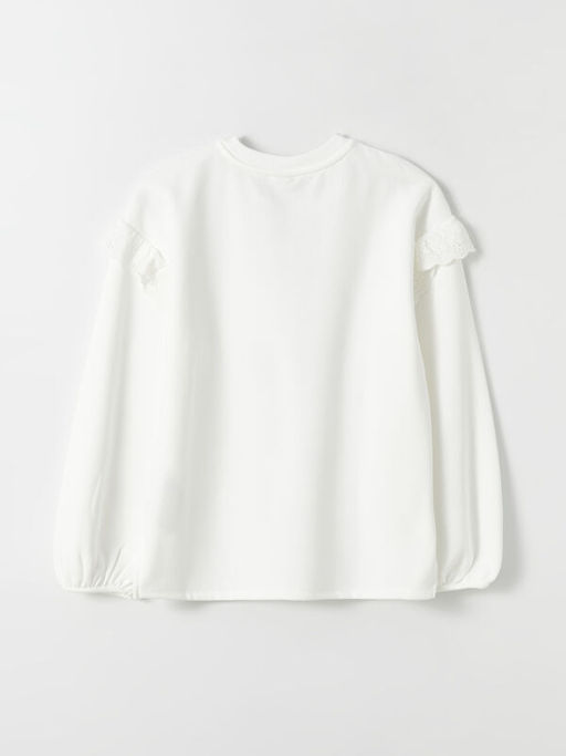 Bisiklet Yaka Uzun Kollu K?z ?ocuk Sweatshirt ve Tayt - Waikiki фото 3