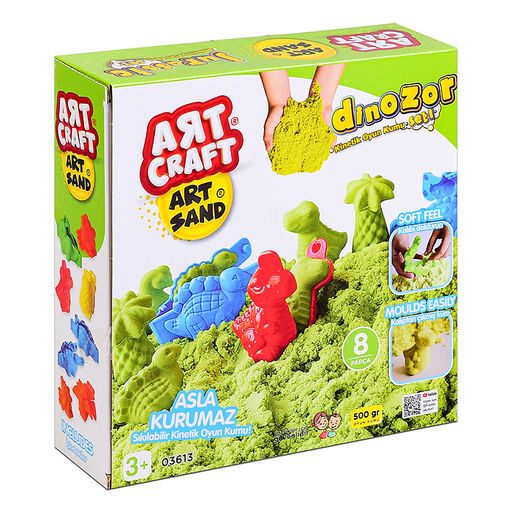Набор кинетический песок "Парк динозавров" 500г