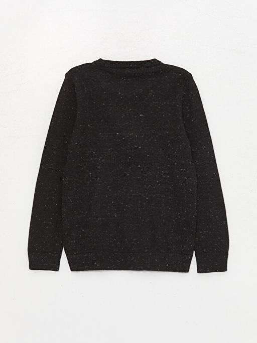 Bisiklet Yaka Uzun Kollu Erkek ?ocuk Triko Kazak - Waikiki фото 2