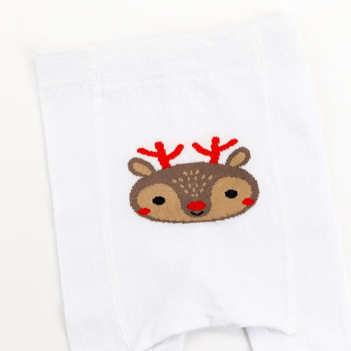 Колготки Крошка Я «Оленёнок», белый, рост 74-80 см