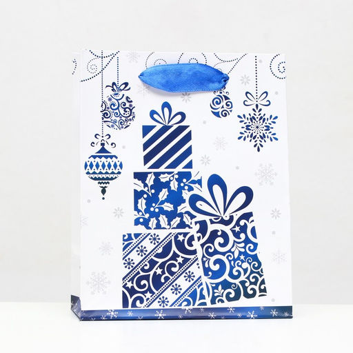 Цена за 12 шт. Пакет ламинированный Подарки 11,5 х 14,5 х 6 см - Simaland фото 5