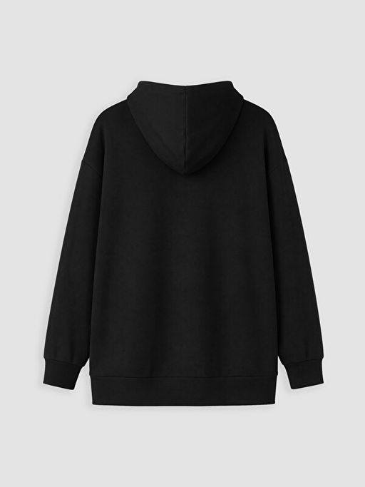 Kap??onlu Soft Touch Kad?n Fermuarl? Sweatshirt - Waikiki фото 3