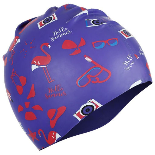 Шапочка для плавания детская ONLITOP, силиконовая, обхват 46-52 см  фото 3