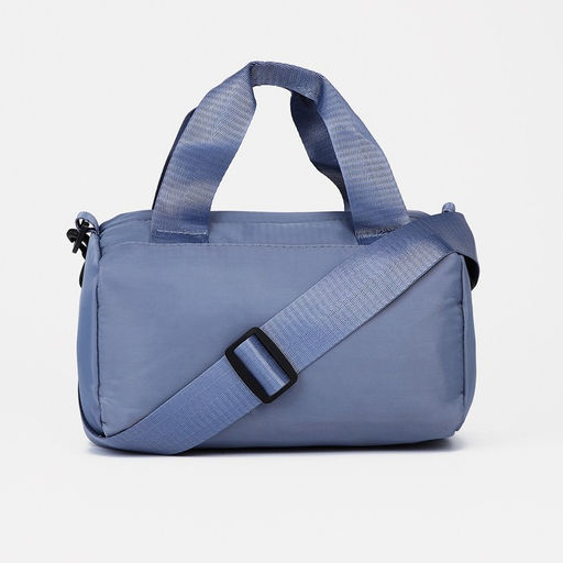 Сумка спортивная на молнии, наружный карман, цвет серый - Simaland фото 3