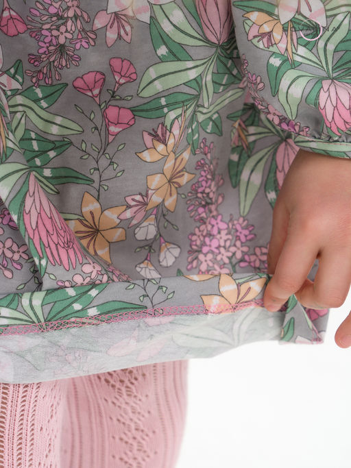 Платье Моана цветы на сером - Sovalina фото 13