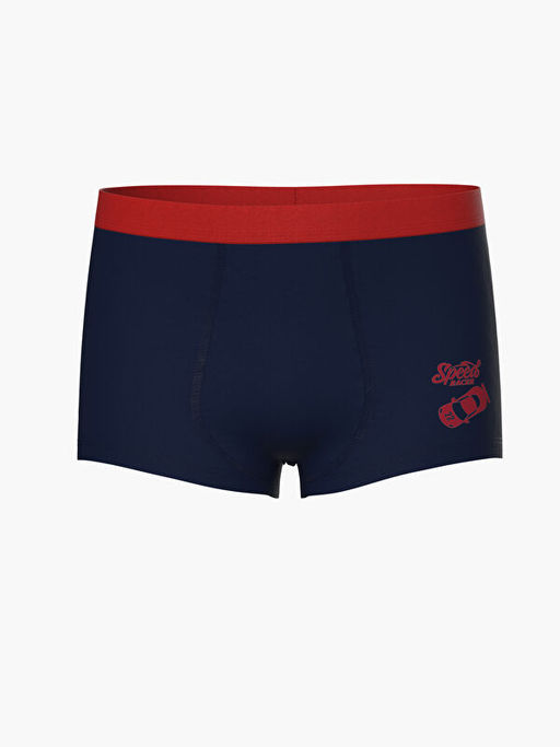 Bask?l? Erkek ?ocuk Boxer 3l? - Waikiki фото 2