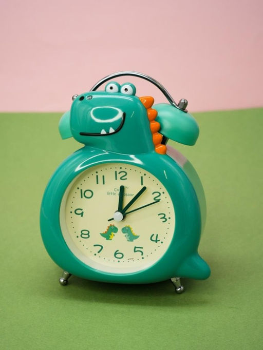 Часы-будильник Dino, dark green