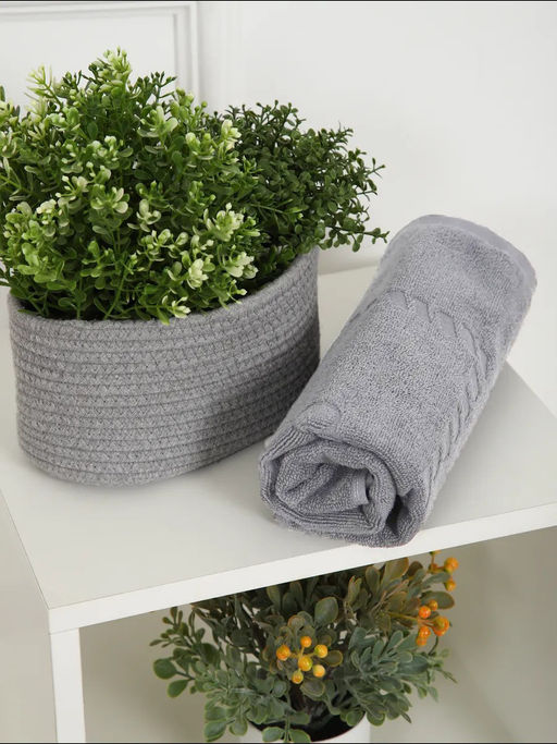 Полотенце махровое Ручки р.35*60 Серый