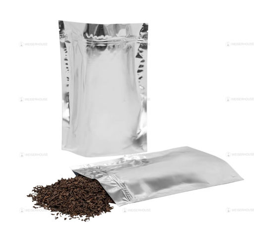 Пакет серебристый с зип-застежкой 250гр., 1 уп*10шт. - Weiserhouse фото 2