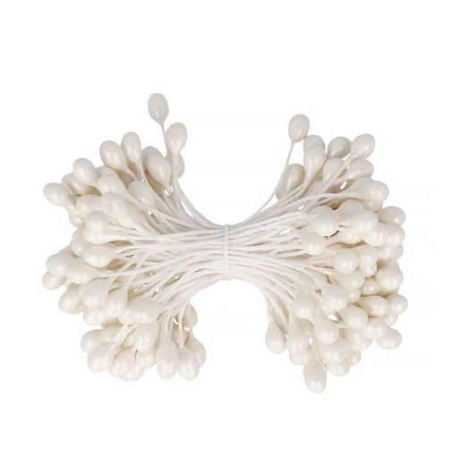 Blumentag Тычинки для искусственных цветов TIC/P-5 10 х 85 шт белый/white фото 6