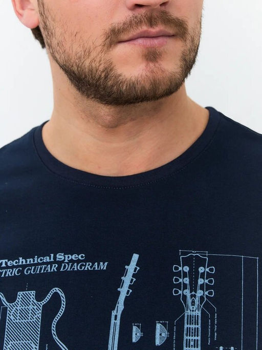 Футболка P511-06-886 d.blue - Primm фото 4