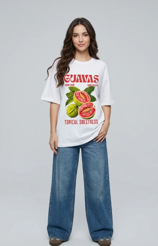 K13597 Футболка OVER SIZE (хлопок) БЕЛЫЙ_03