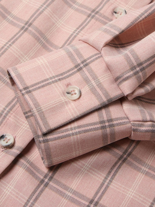 Костюм женский (блузка, шорты) MINAKU: Casual Collection, розовая клетка, размер 48