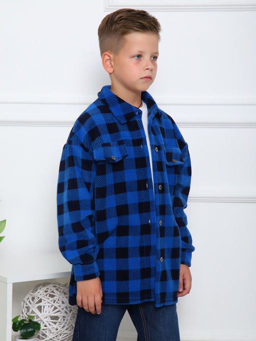 РБ013 Рубашка Мейн (синий) - Милаша фото 12