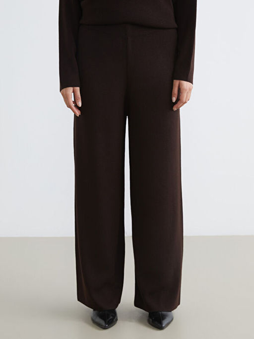 Beli Lastikli Geni? Pa?a Kad?n Triko Pantolon